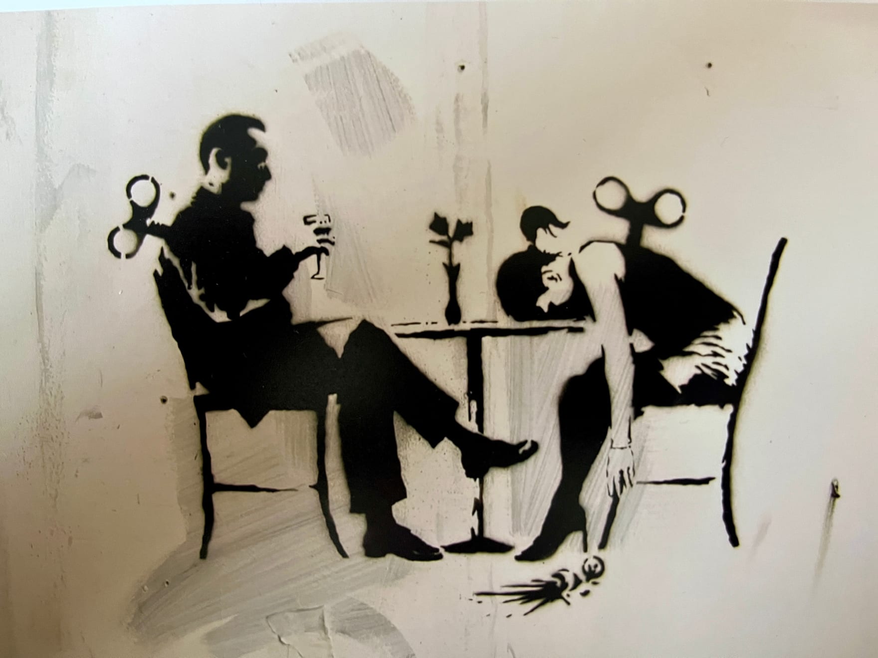 Banksy, "Out of time" version 1, 2003