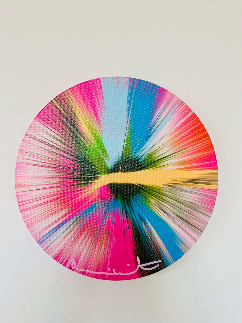 Damien Hirst, Beautiful, Quite Unsatatiating, Full And Clear, Still Very Fragmentary, Highly Unusual Tourbillon Painting., 2023