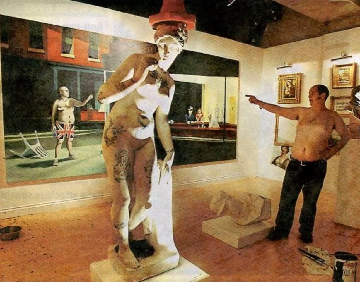 Banksy, "Ghettoblaster Rat", 2003