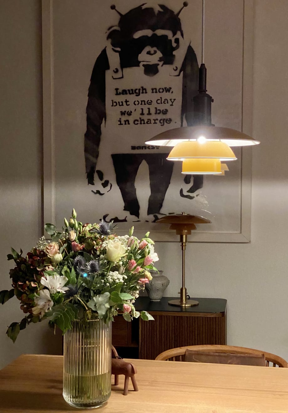 Banksy, "Laugh Now But One Day We´ll Be In Charge" ., 2001