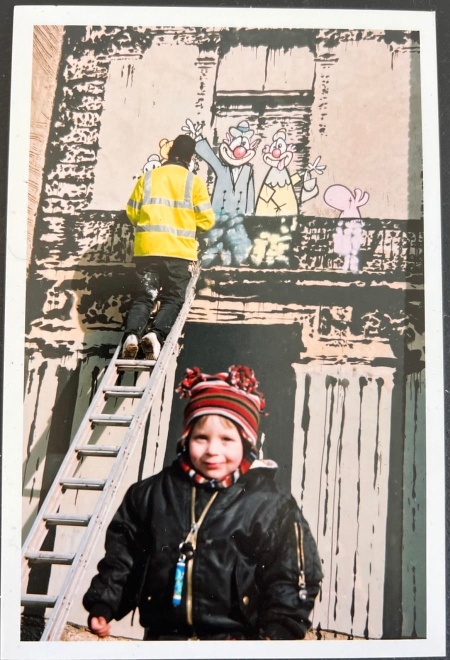 Banksy, Crazy Beat - Banksy painting, 2003