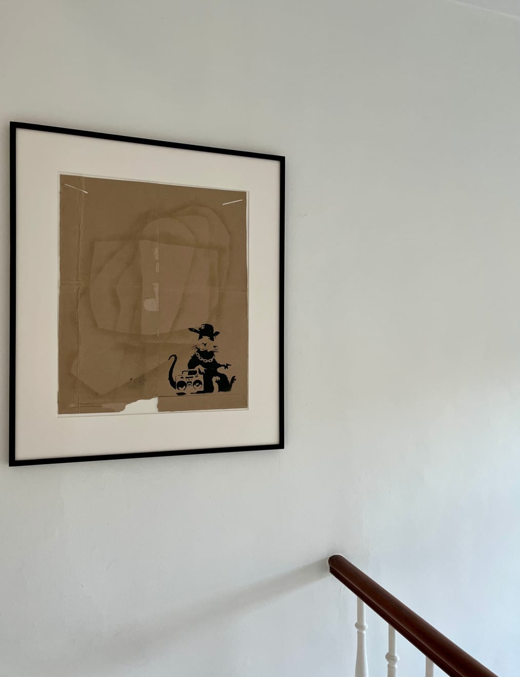 Banksy, "Ghettoblaster Rat", 2003