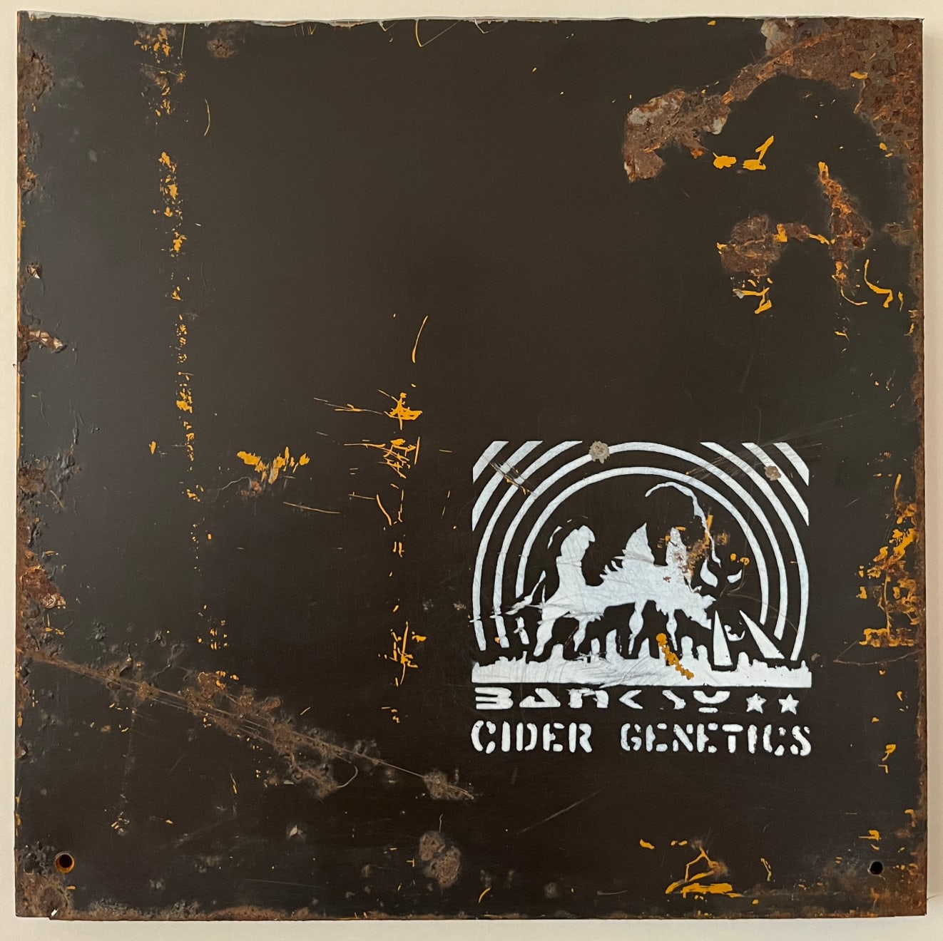 Banksy, "Cider Genetics", 1999