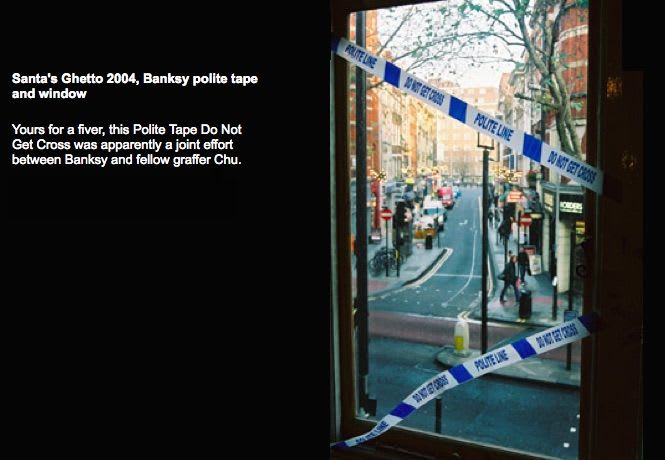 Banksy, Polite Line Tape, 2003