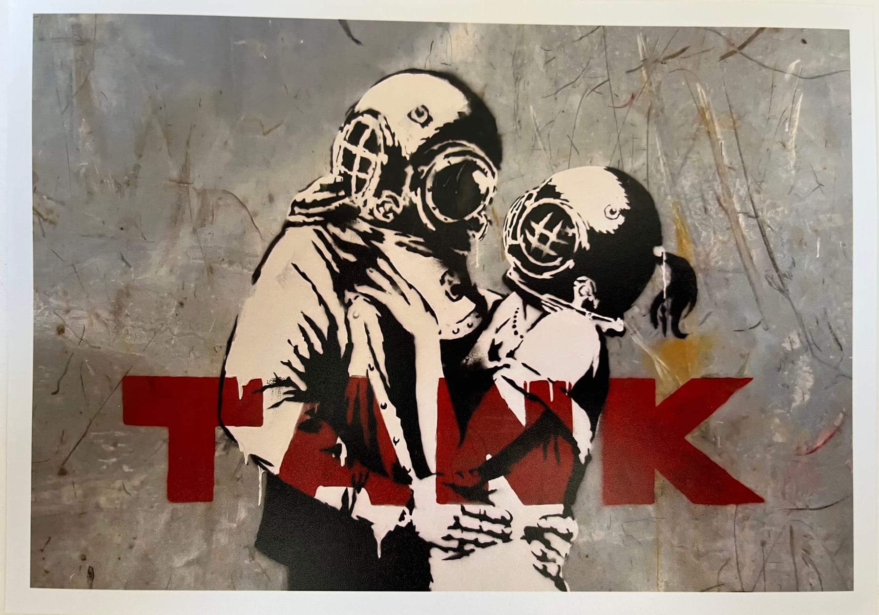 Banksy, Original photo from Think Tank, 2002
