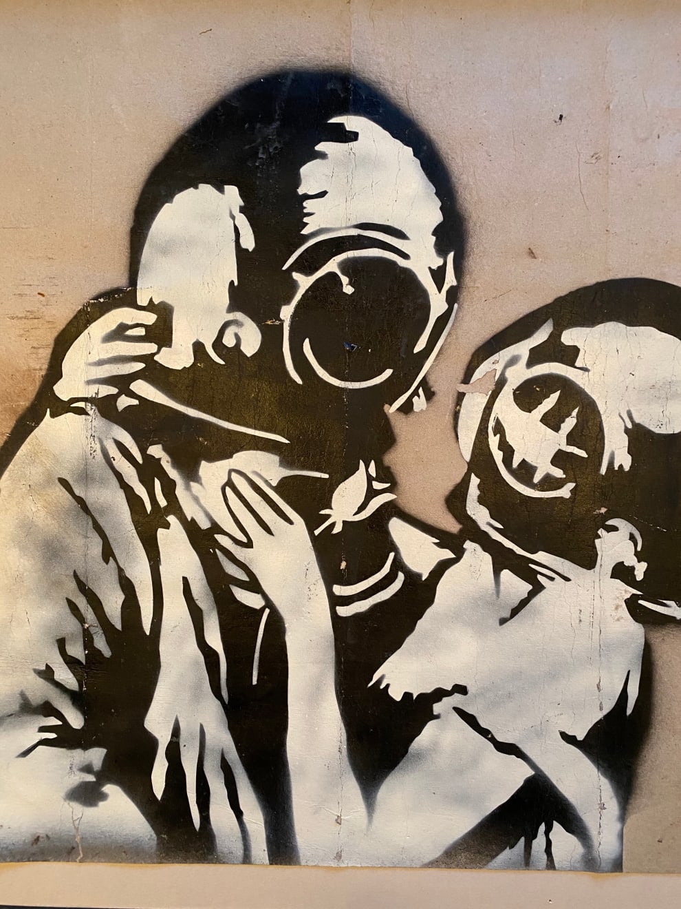 Banksy, "Think Tank" original preparatory spray . (RESERVED), 2003