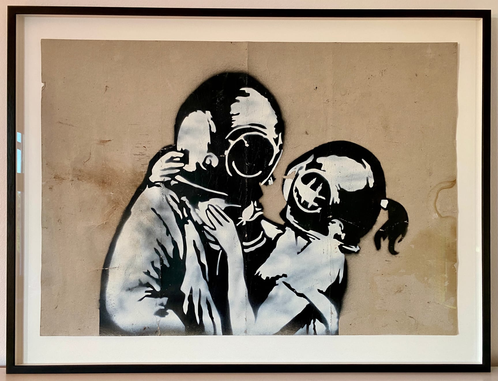 Banksy, "Think Tank" original preparatory spray . (RESERVED), 2003