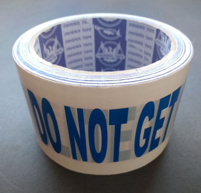 Banksy, Polite Line Tape, 2003