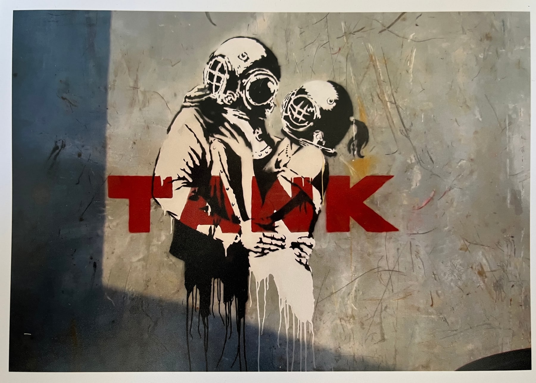 Banksy, Original photo from Think Tank, 2002