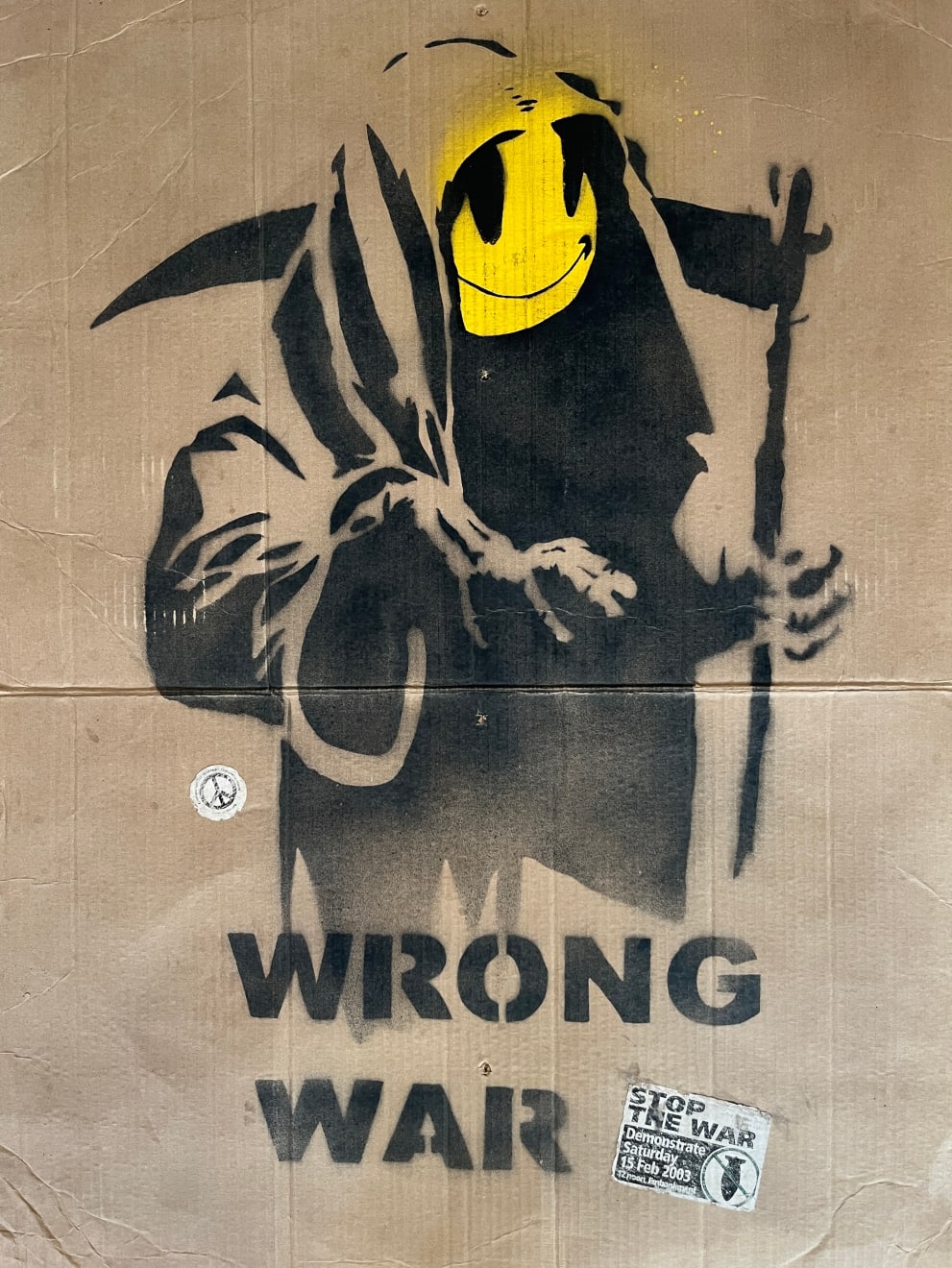 Banksy, Grim Reaper, 2003