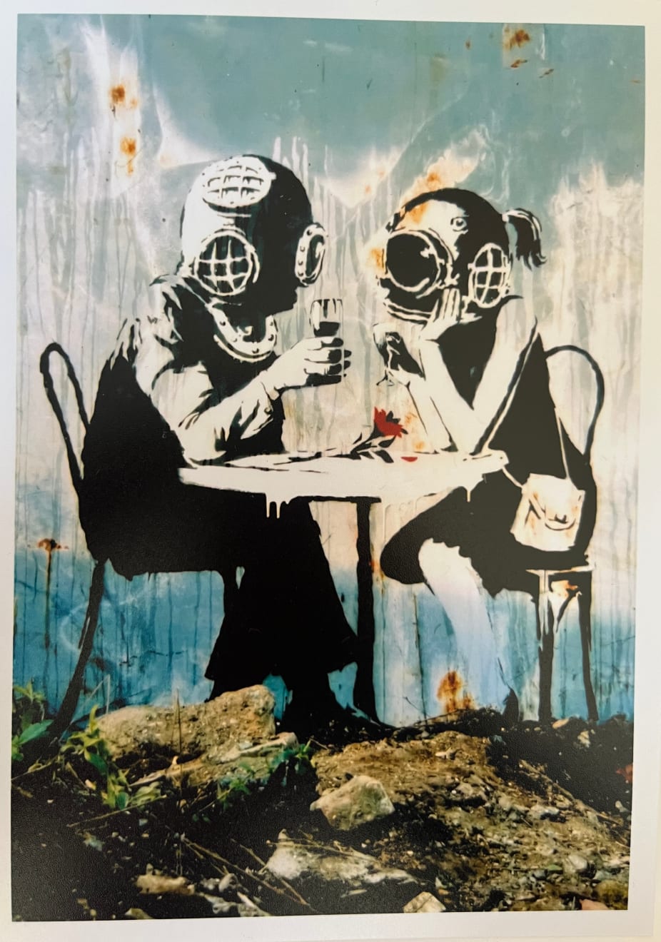 Banksy, Original photo from Think Tank