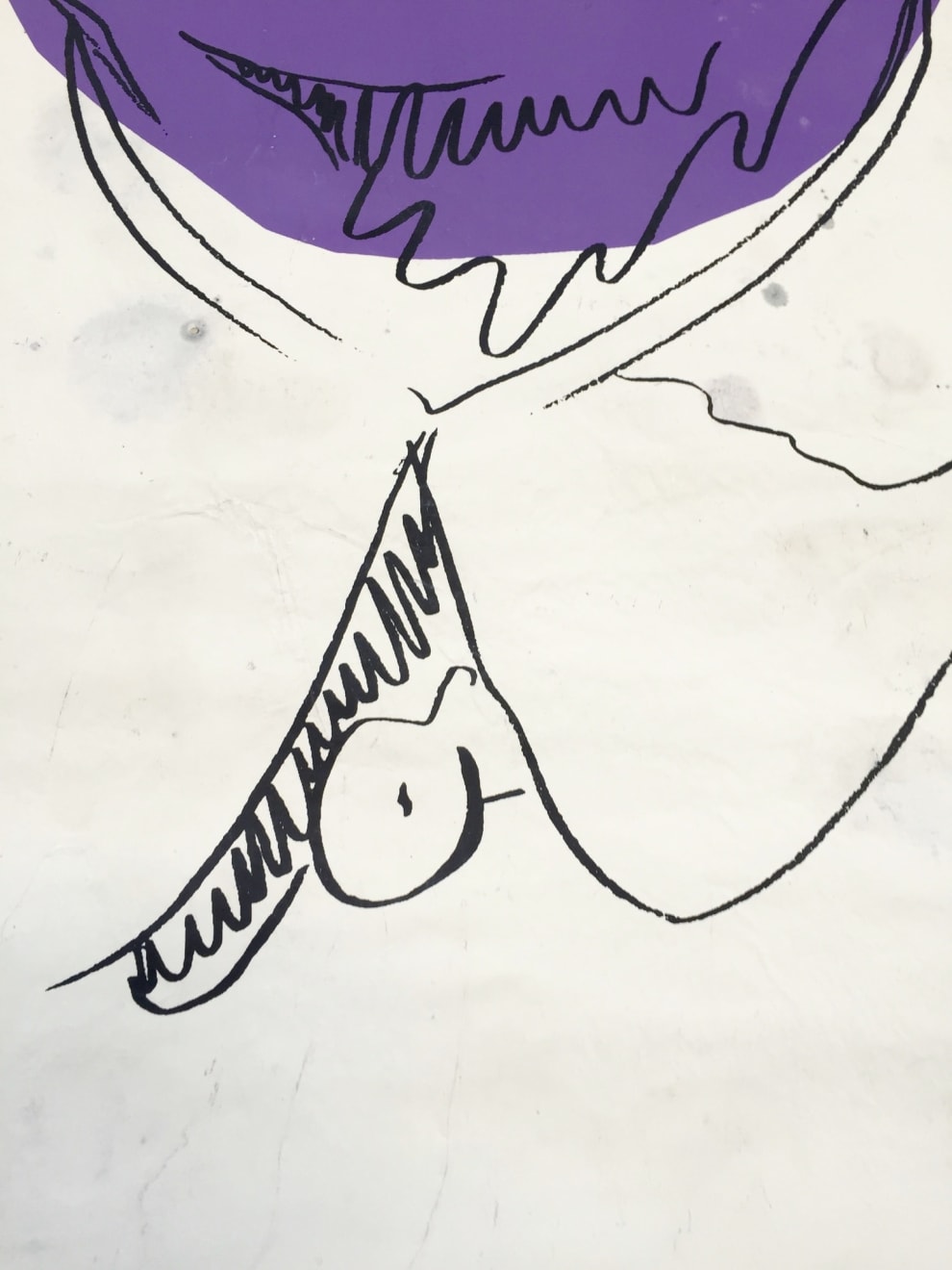 Andy Warhol, MAO original wallpaper. (Reserved), 1974