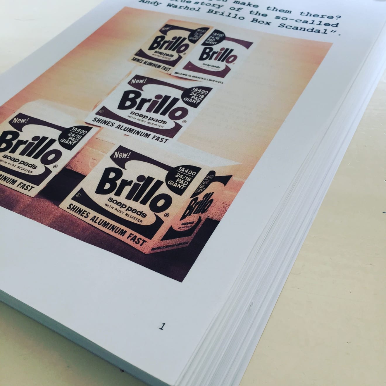 Andy Warhol, Brillo Box Malmö Type (RESERVED), 1968/1990