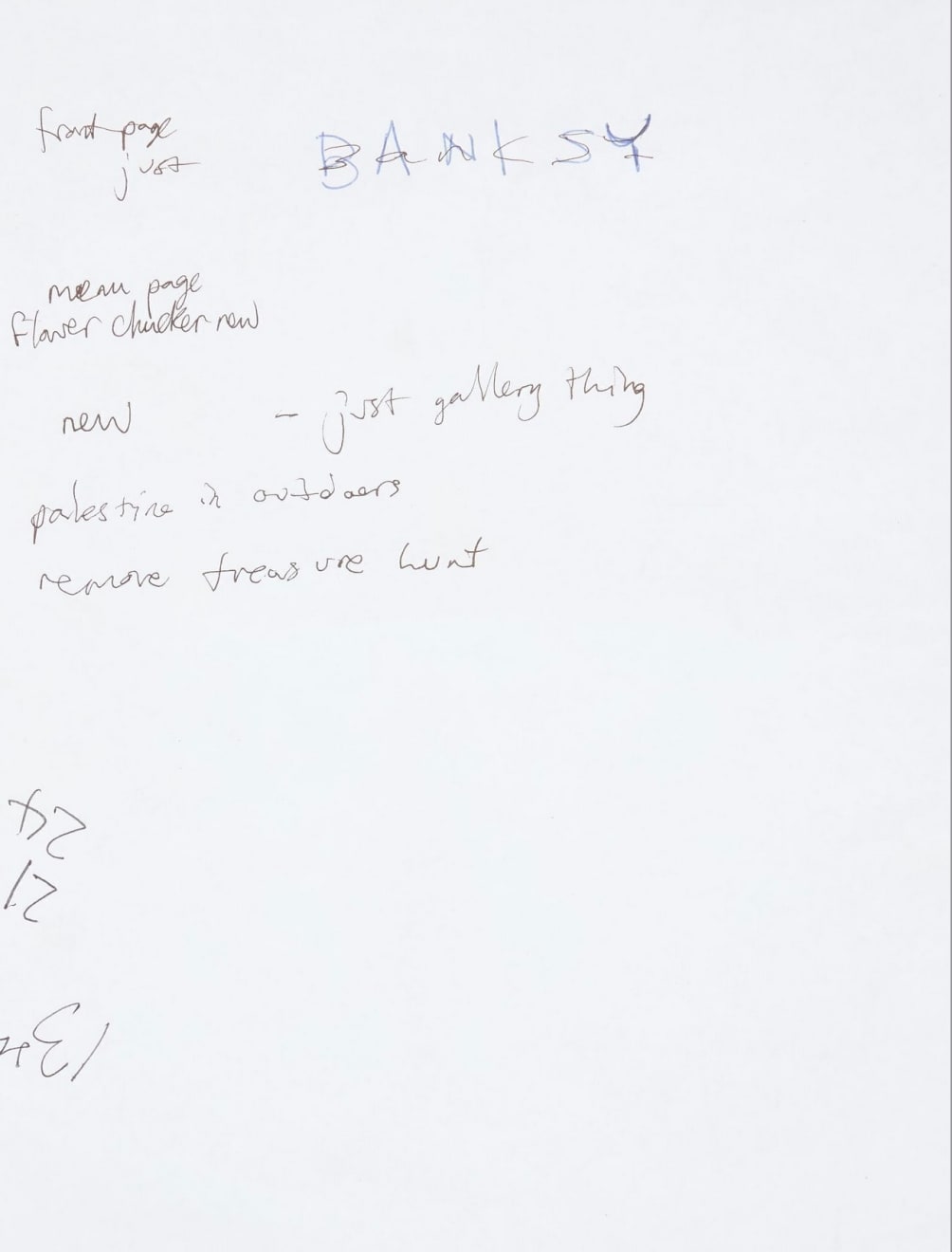 Banksy, "Think Tank" original preparatory spray . (RESERVED), 2003
