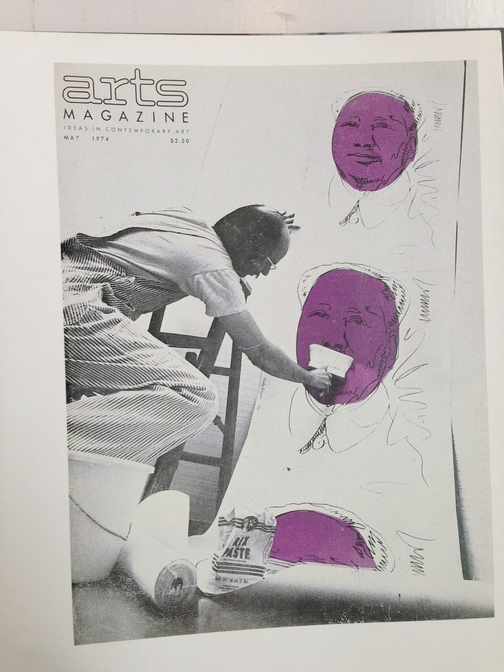 Andy Warhol, MAO original wallpaper. (Reserved), 1974
