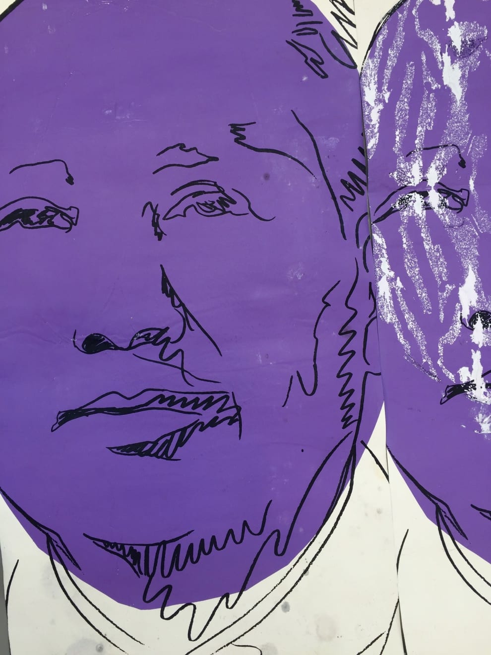 Andy Warhol, MAO original wallpaper. (Reserved), 1974