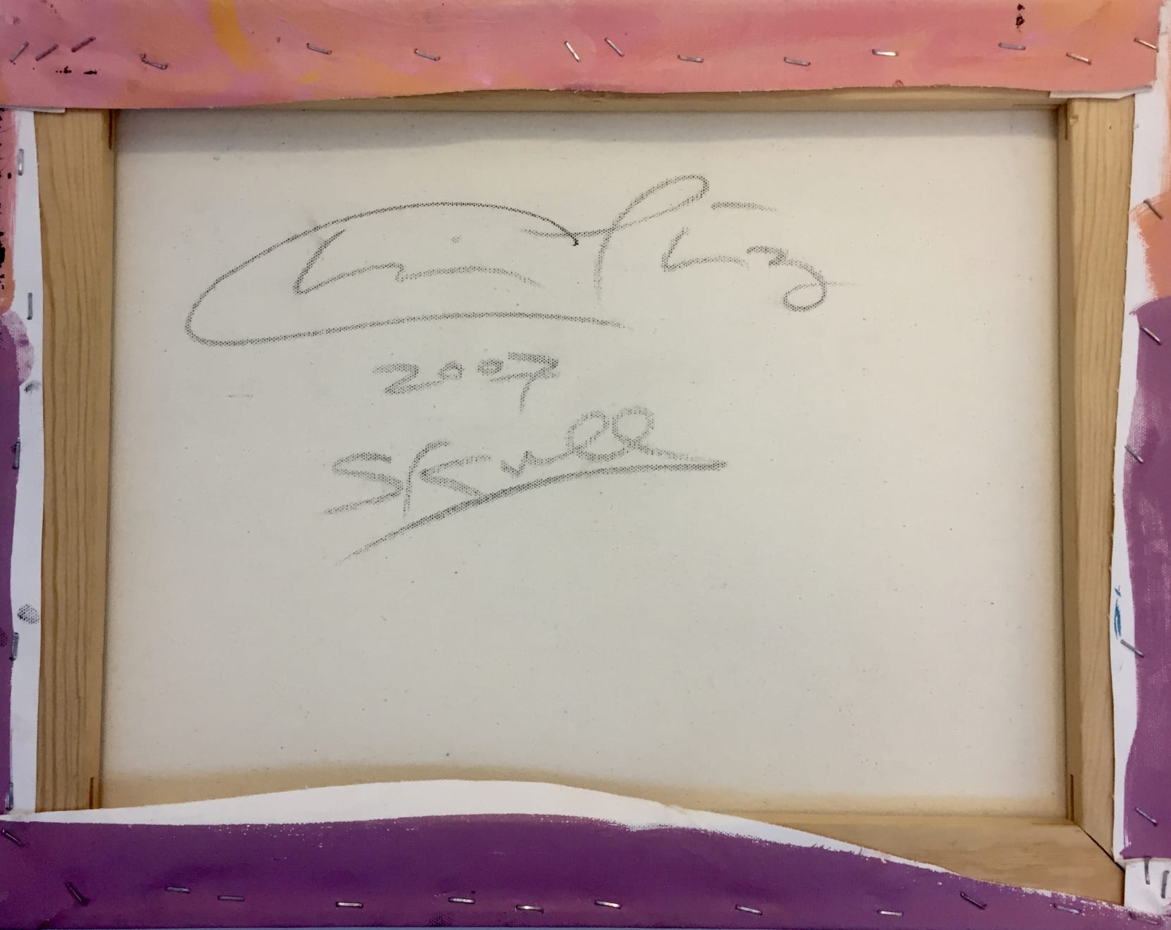 Charles Lutz, Skull painting, 2007