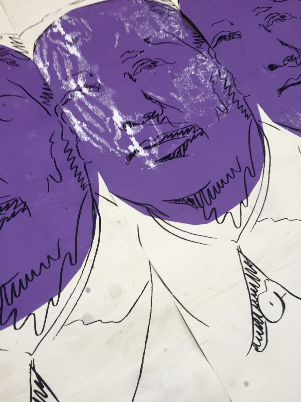 Andy Warhol, MAO original wallpaper. (Reserved), 1974