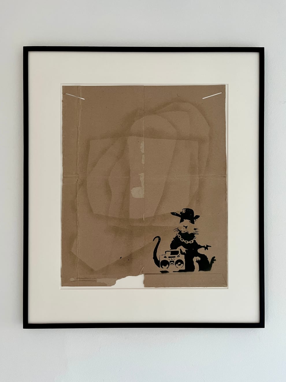 Banksy, "Ghettoblaster Rat", 2003