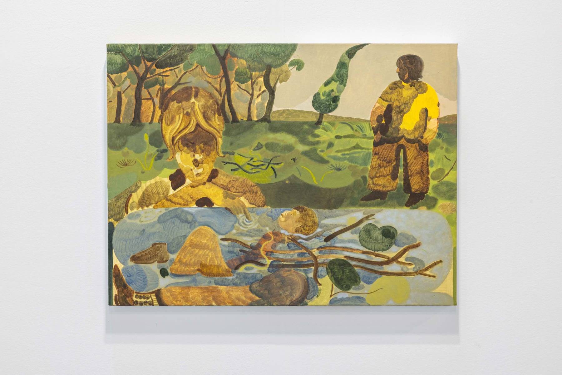 James Owens, Half submerged he shivers and his little heart, it beats so fast, 2024