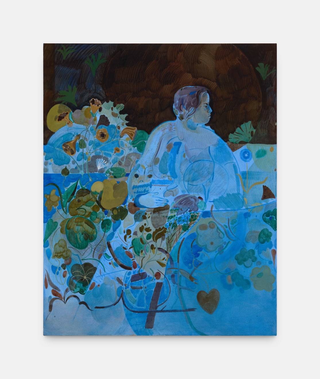 James Owens, Bathe in Leaves Beneath a Blue Moon, 2024