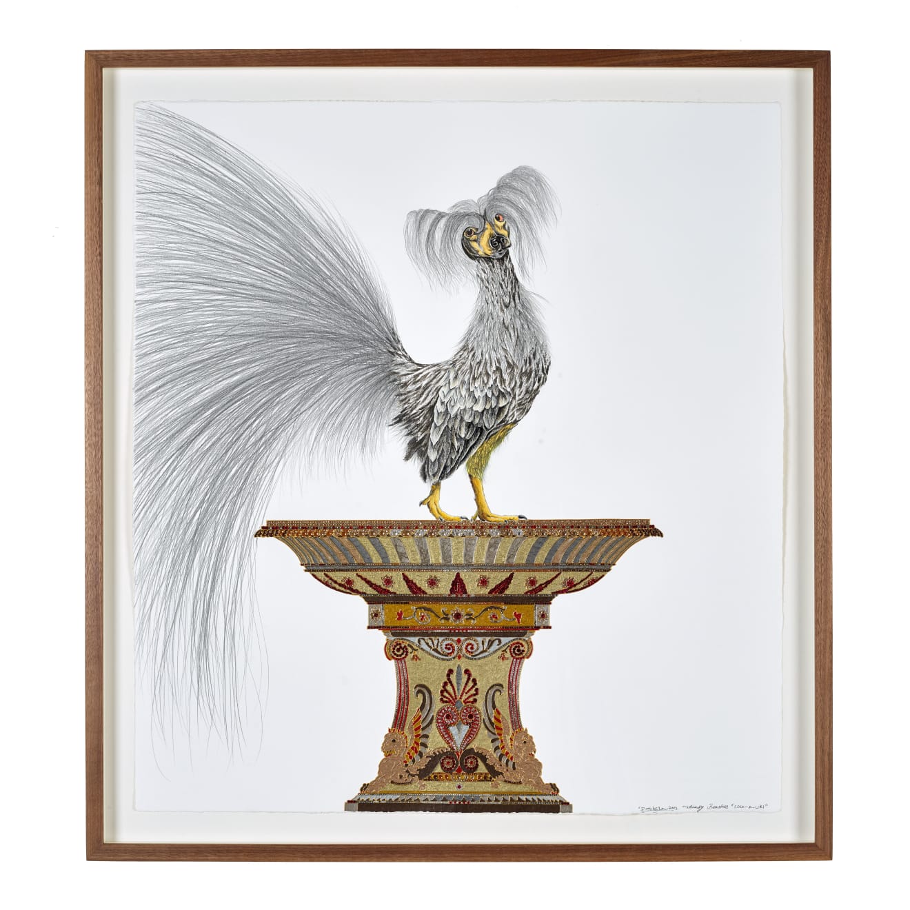 Raqib Shaw, Whimsy Beasties...Cock-A-Liki, 2012
