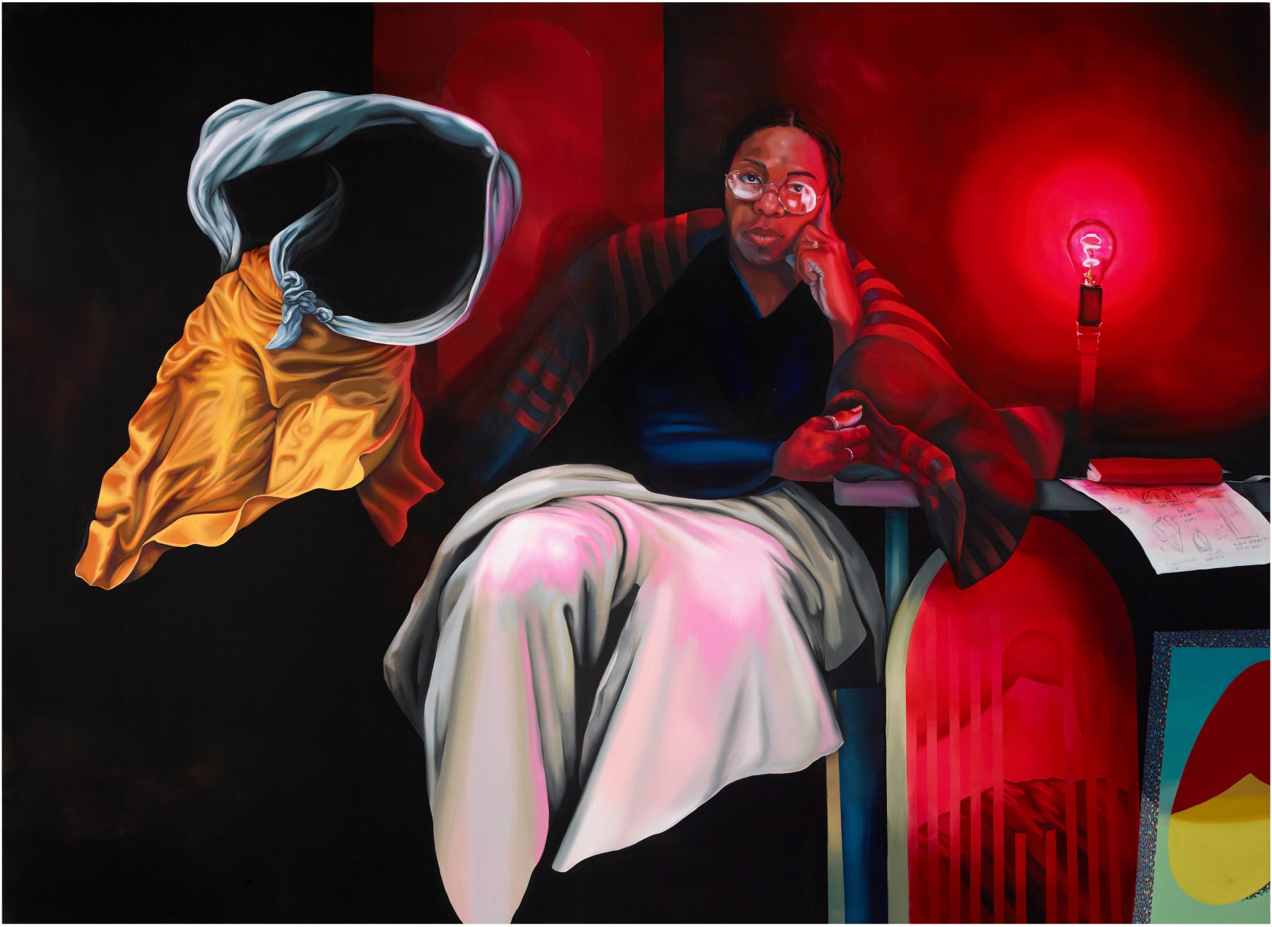 Brittney Leeanne Williams, Dream of St. Joseph (after Gerard Seghers), 2023