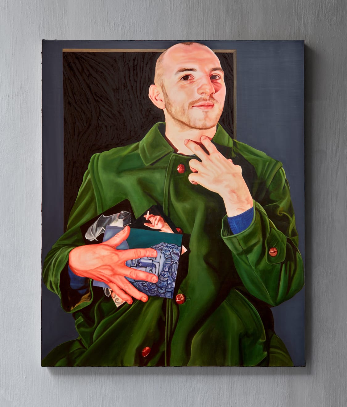 Chloë Saï Breil-Dupont, La Main Rouge, Portrait d'Alberto, 2021