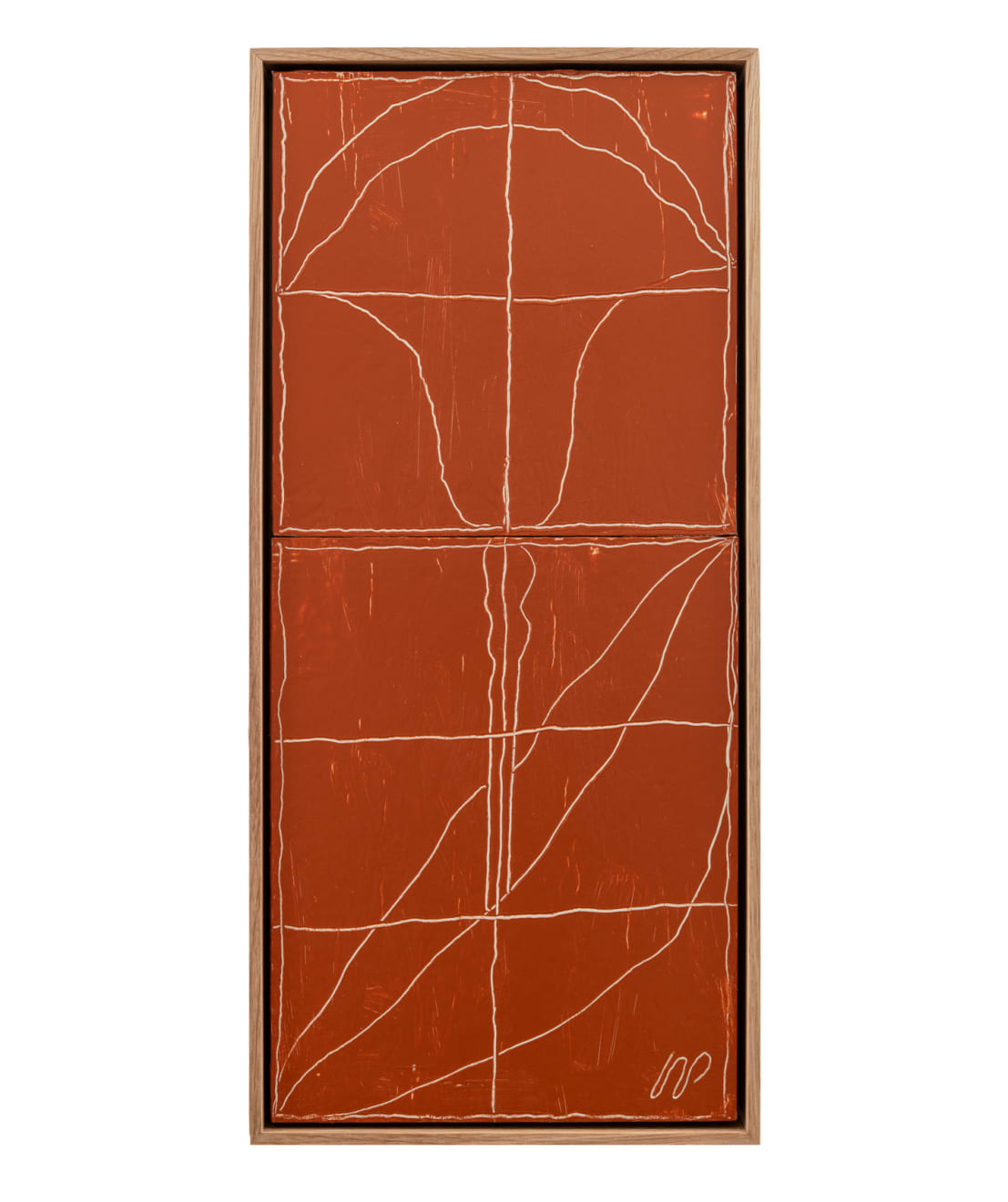 Wayne Pate, Tuscan Red panel, 2025