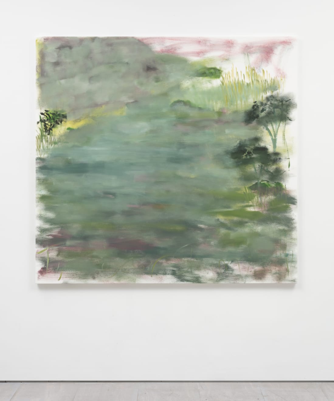 Trevor Shimizu, Water Surrounded by Cliffs and Trees, 2020