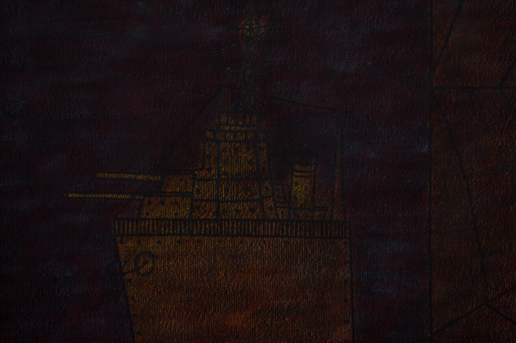 Shinjiro Okamoto, Naval Ensign 軍艦旗, 1956