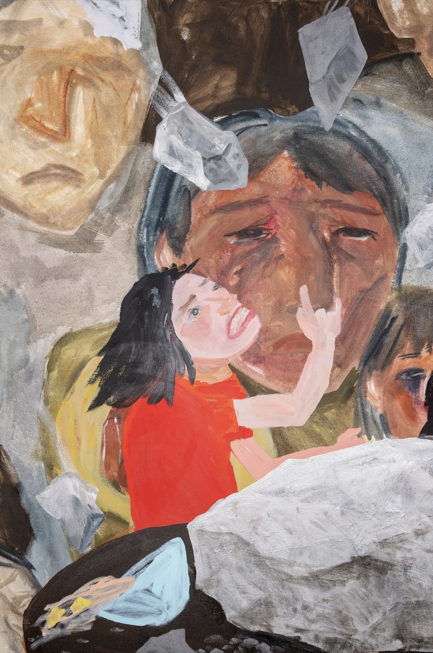 Kyoko Idetsu, Stone on the table, 2020