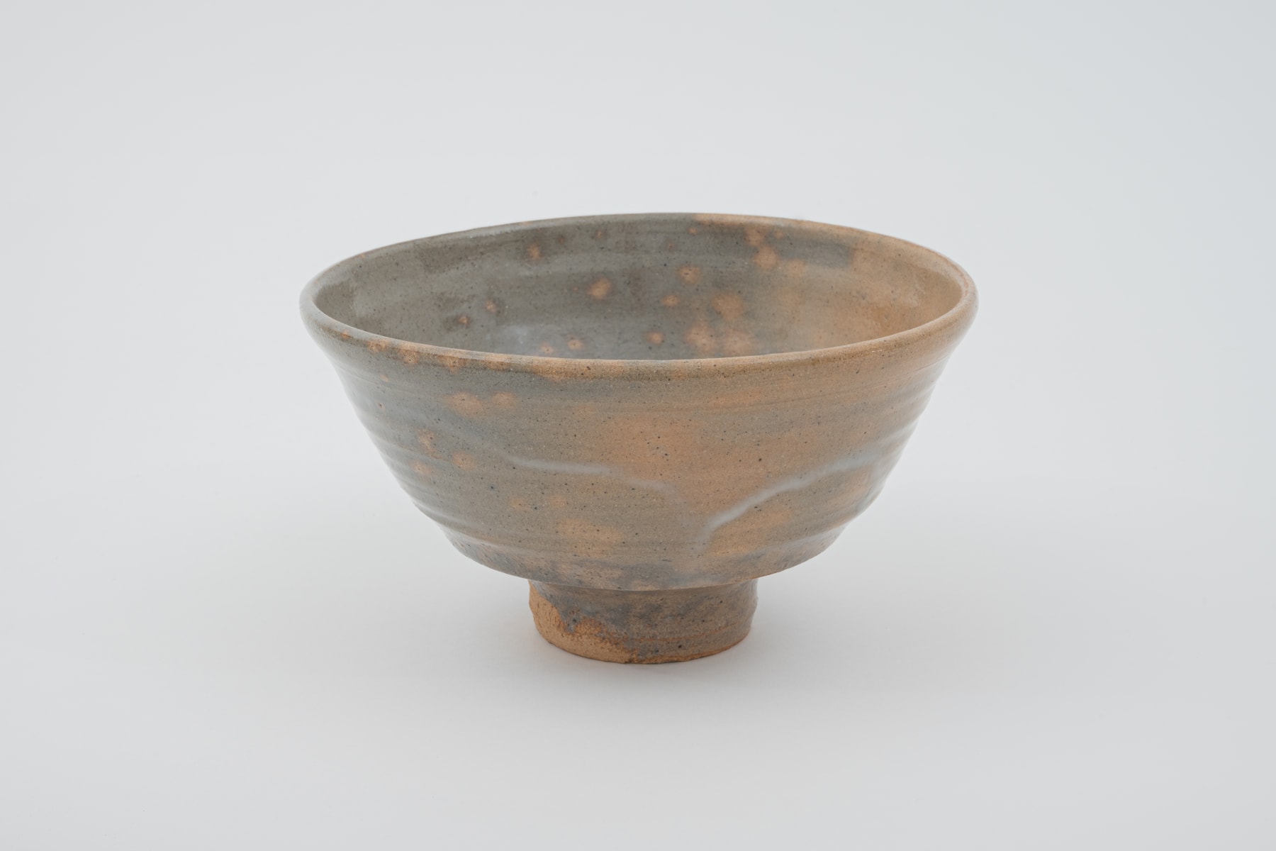 Hosai Matsubayashi XVI, Beni Kase Tea bowl (red deer back herame) / 茶盌　鹿背箆目, 2020