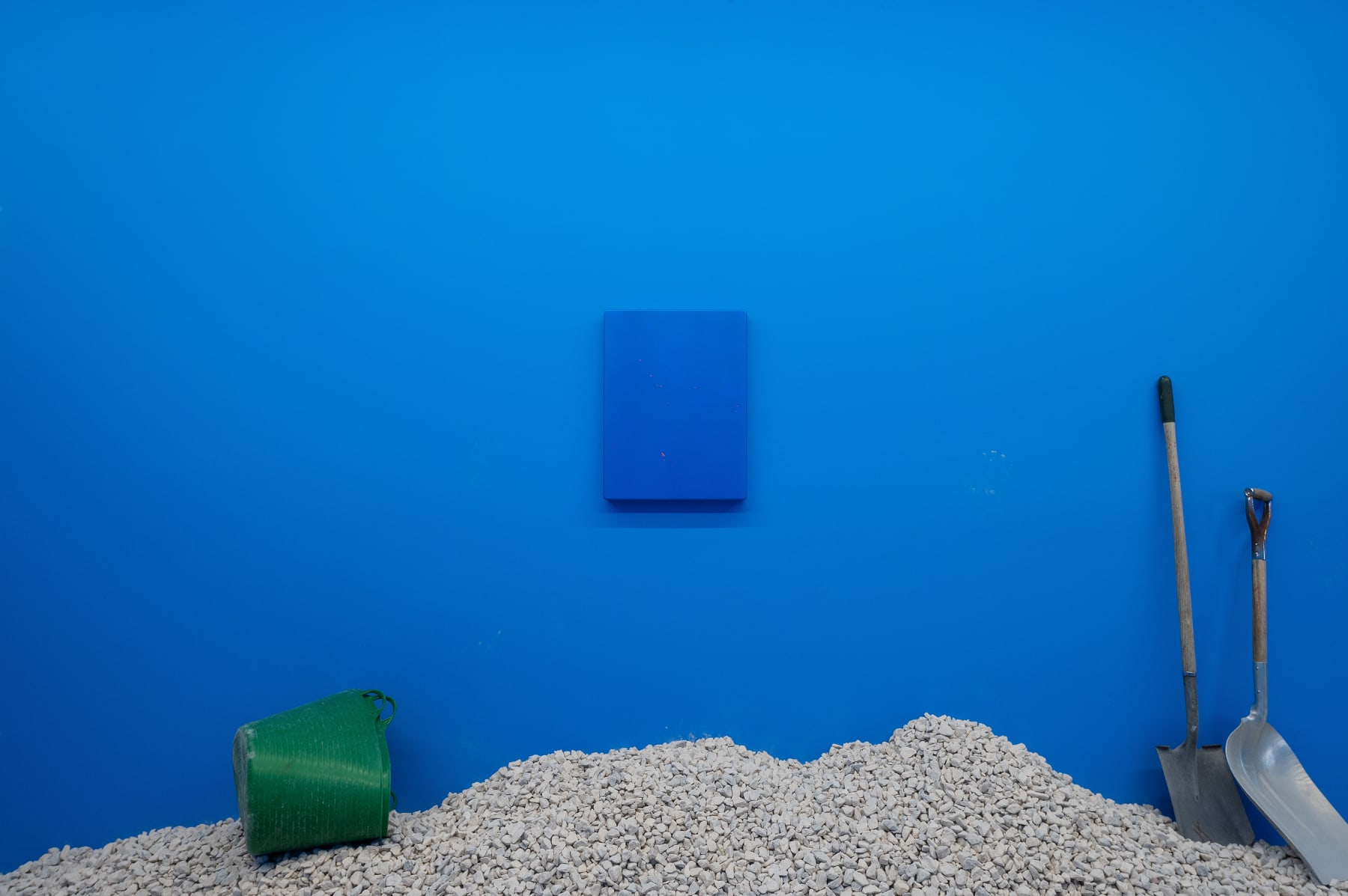 Kaz Oshiro, California Syuji (Pearl Blue, Orange splatter), 2020