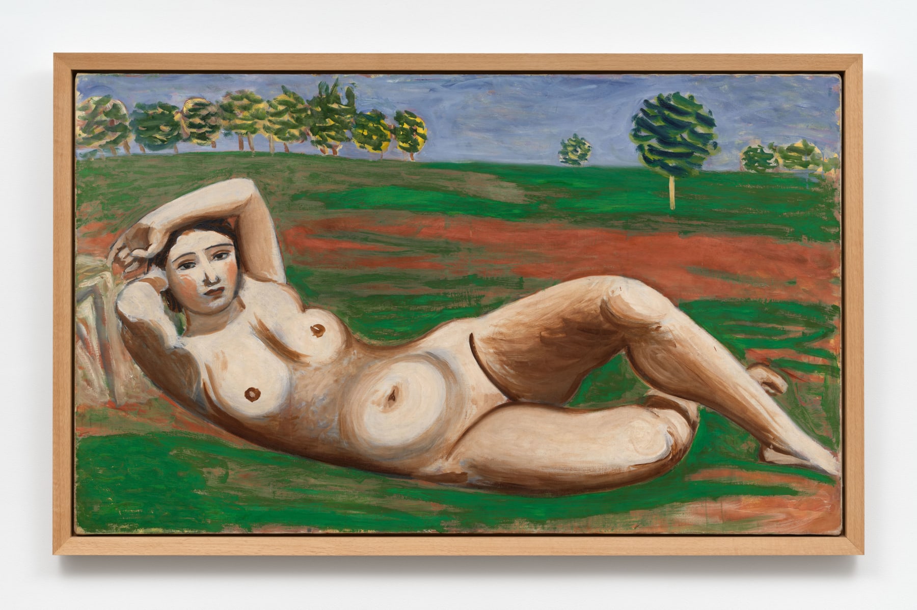 Zenzaburo Kojima, 木のある裸婦 Nude With Tree, 1932