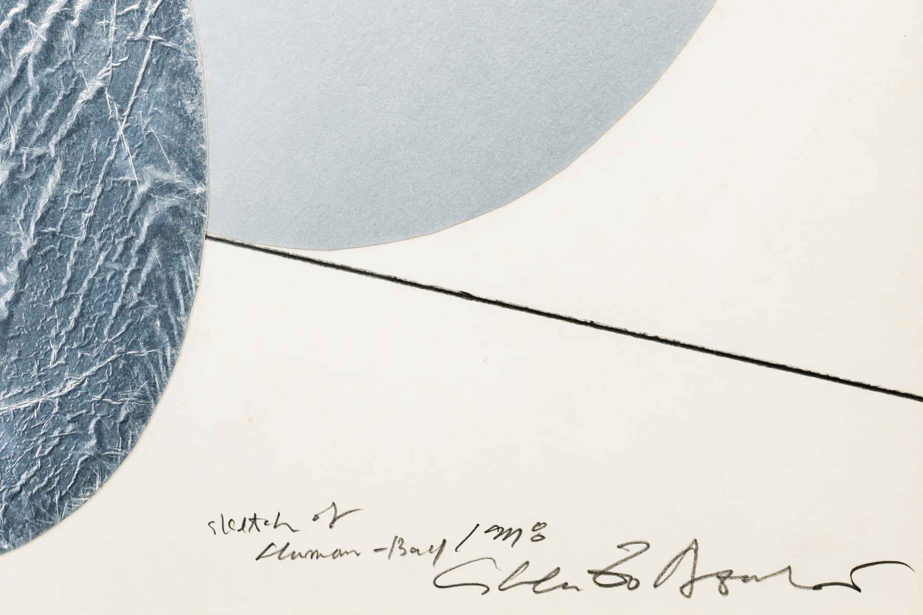 Shuzo Azuchi Gulliver, Sketch of human-ball #1-1, 1977
