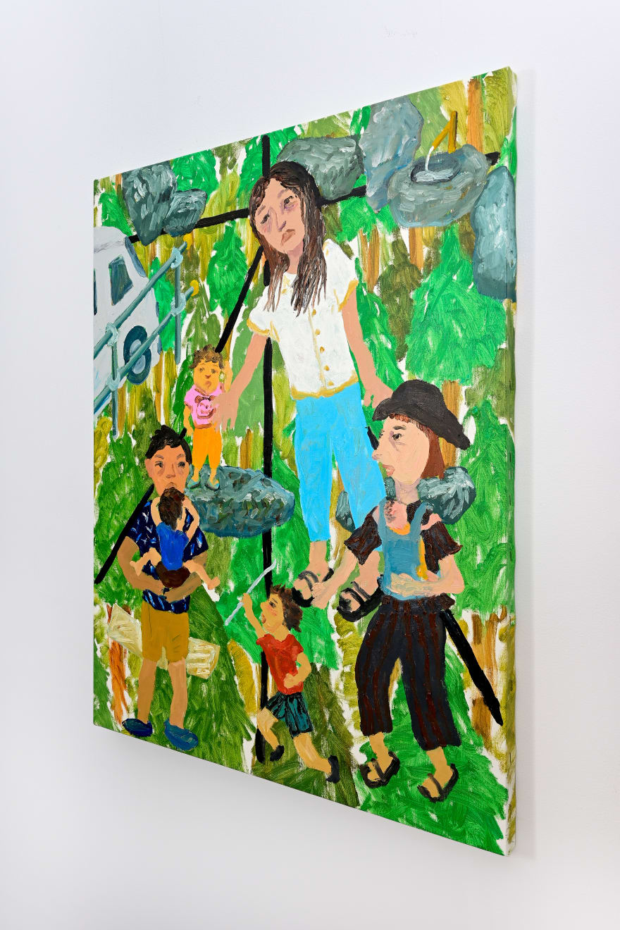 Kyoko Idetsu, 森を見て木を見ず (Looking at the forest without seeing the tree), 2018