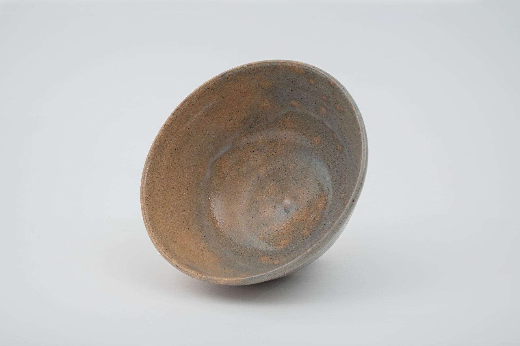 Hosai Matsubayashi XVI, Beni Kase Tea bowl (red deer back herame) / 茶盌　鹿背箆目, 2020