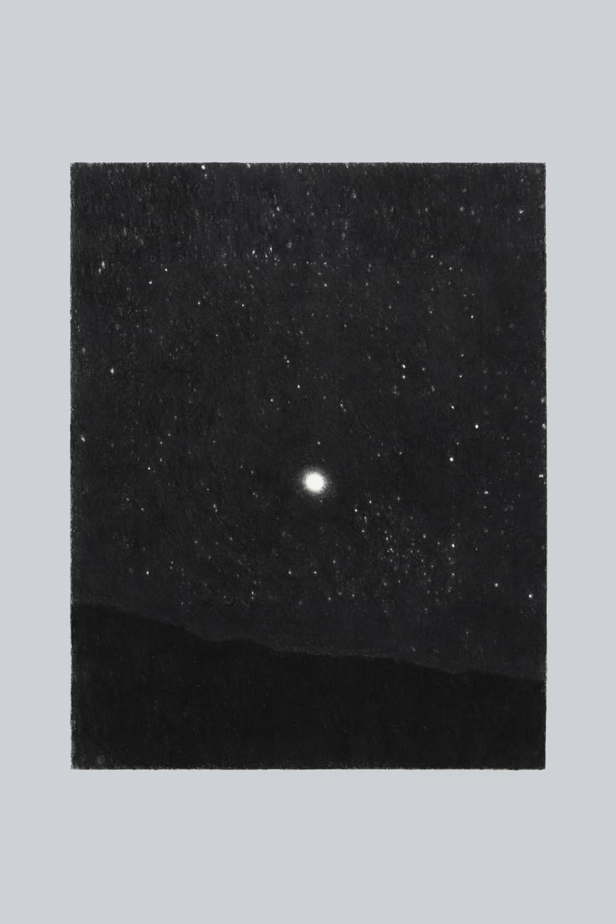 Takeshi Honda, Walking in the Mountain - February (星月), 2024