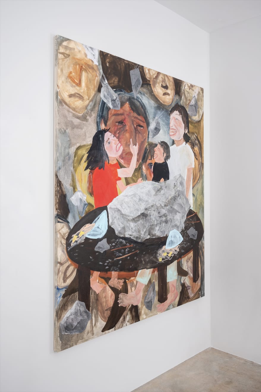 Kyoko Idetsu, Stone on the table, 2020