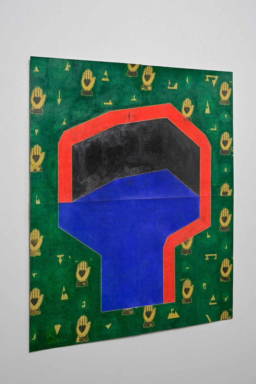 Toru Otani, Astral (black, green), 2020