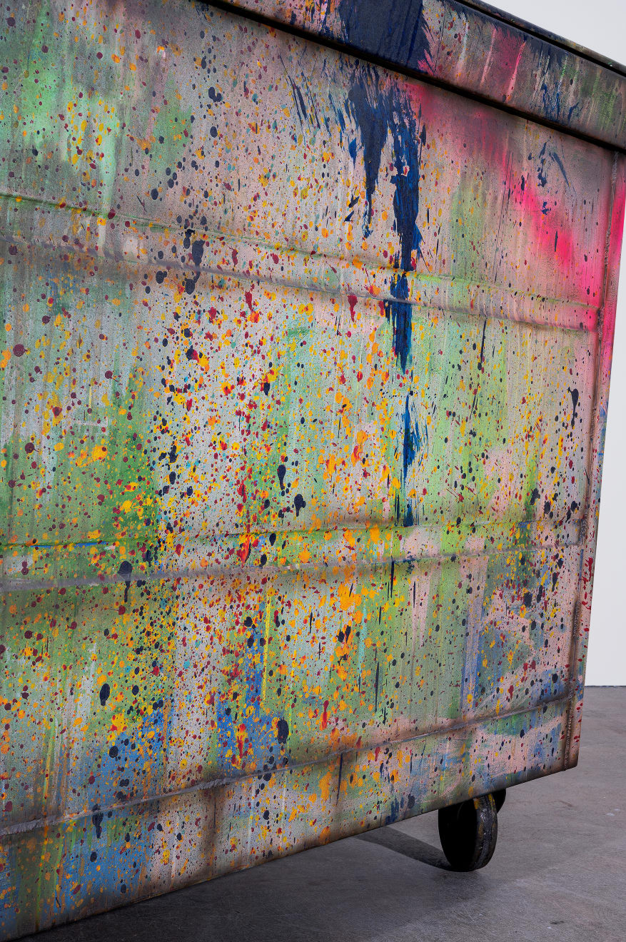 Kaz Oshiro, Dunmpster, (Green with Navy Swoosh), 2014
