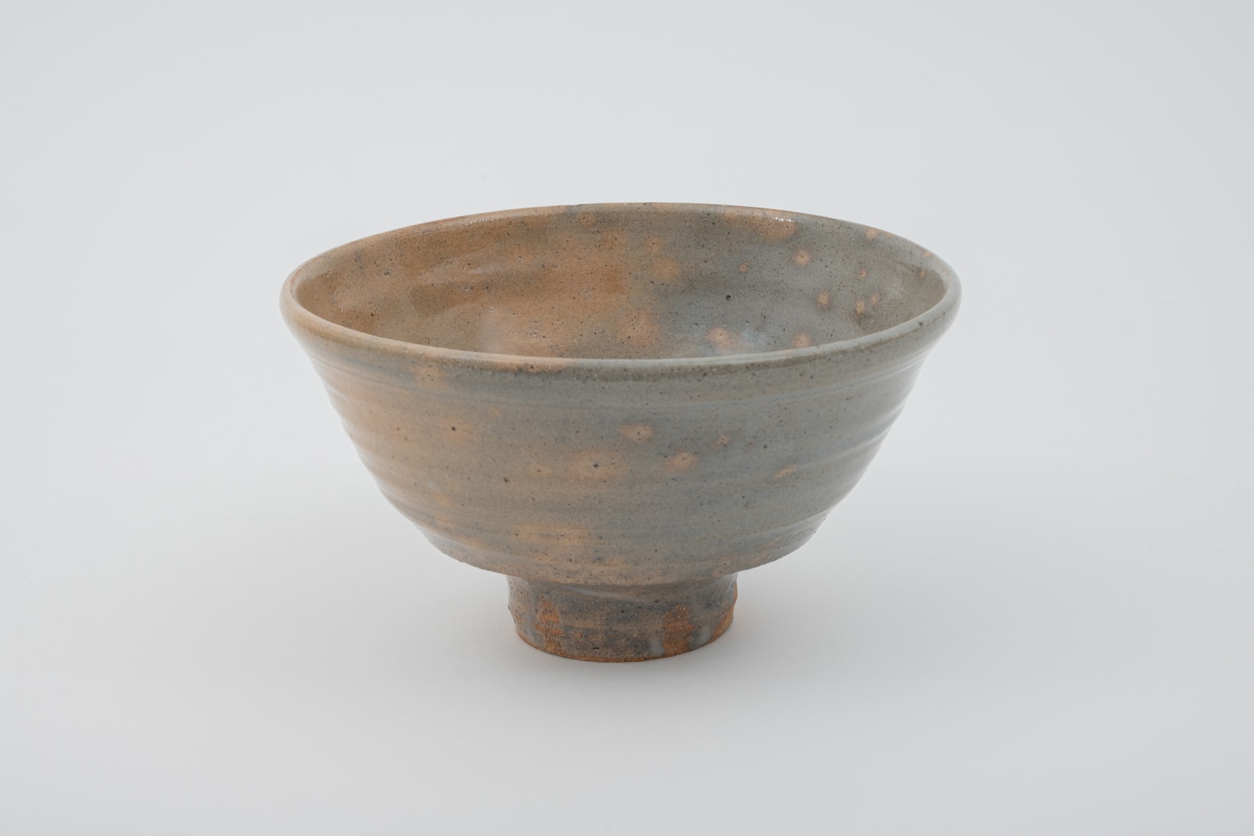 Hosai Matsubayashi XVI, Beni Kase Tea bowl (red deer back herame) / 茶盌　鹿背箆目, 2020