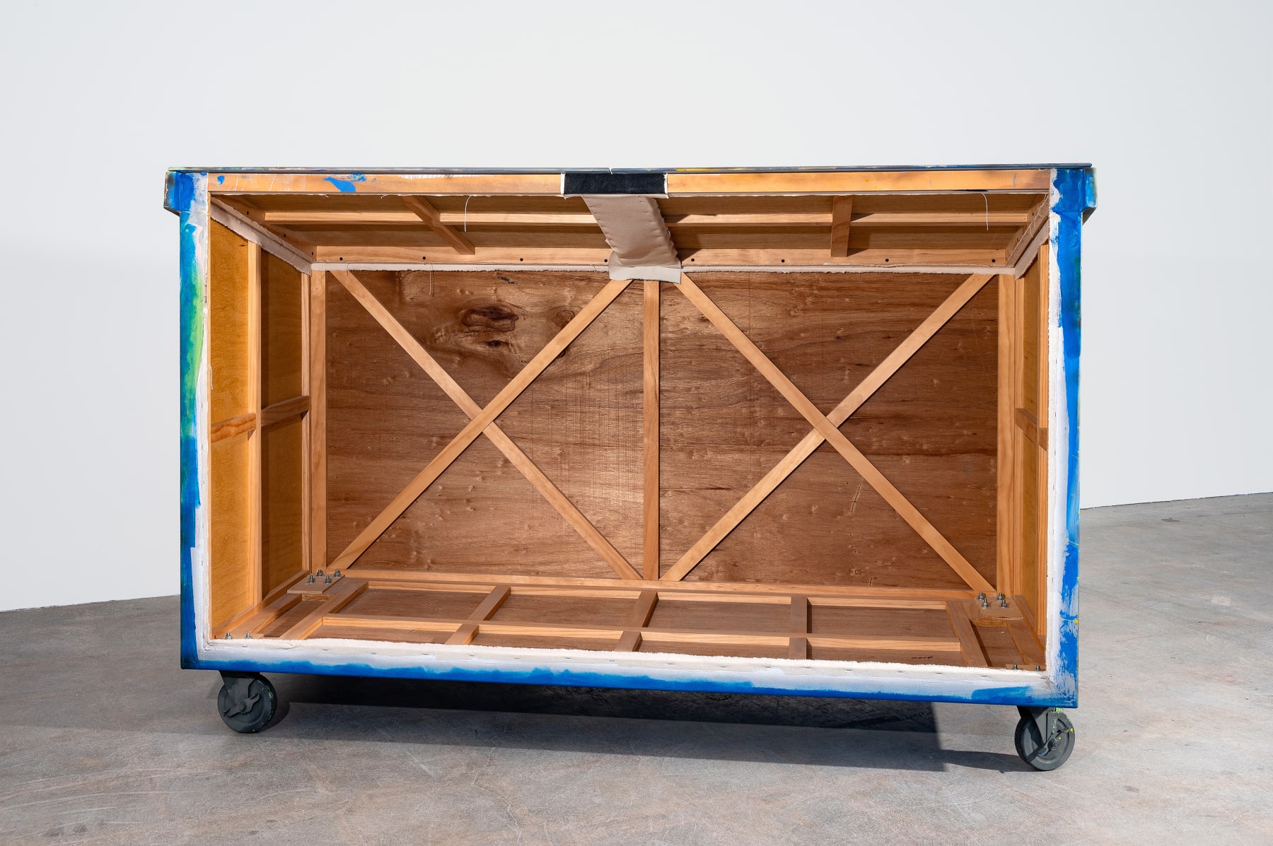 Kaz Oshiro, Dunmpster, (Green with Navy Swoosh), 2014