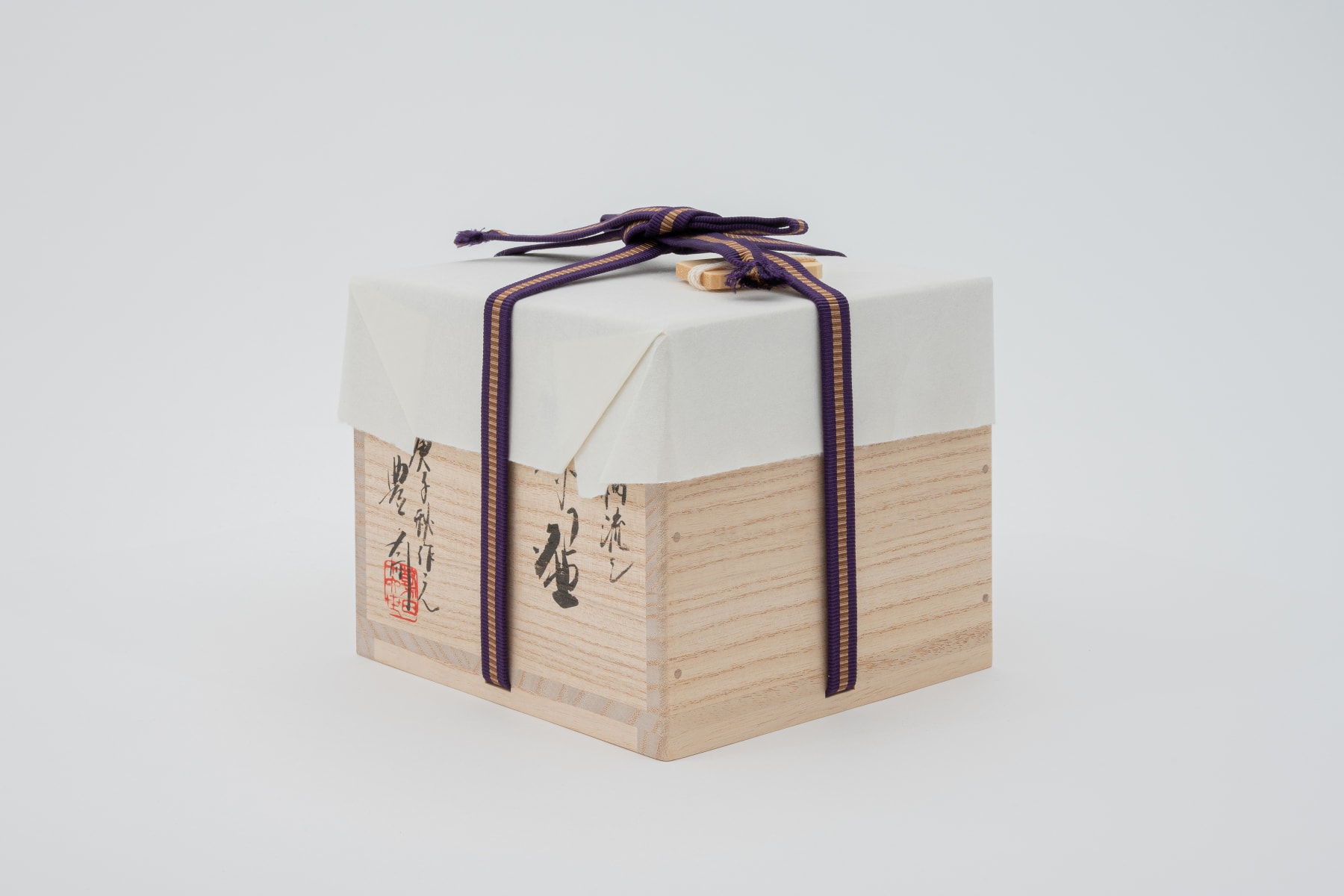 Hosai Matsubayashi XVI, Geppaku glaze Chawan / 月白釉流シ 茶碗, 2020