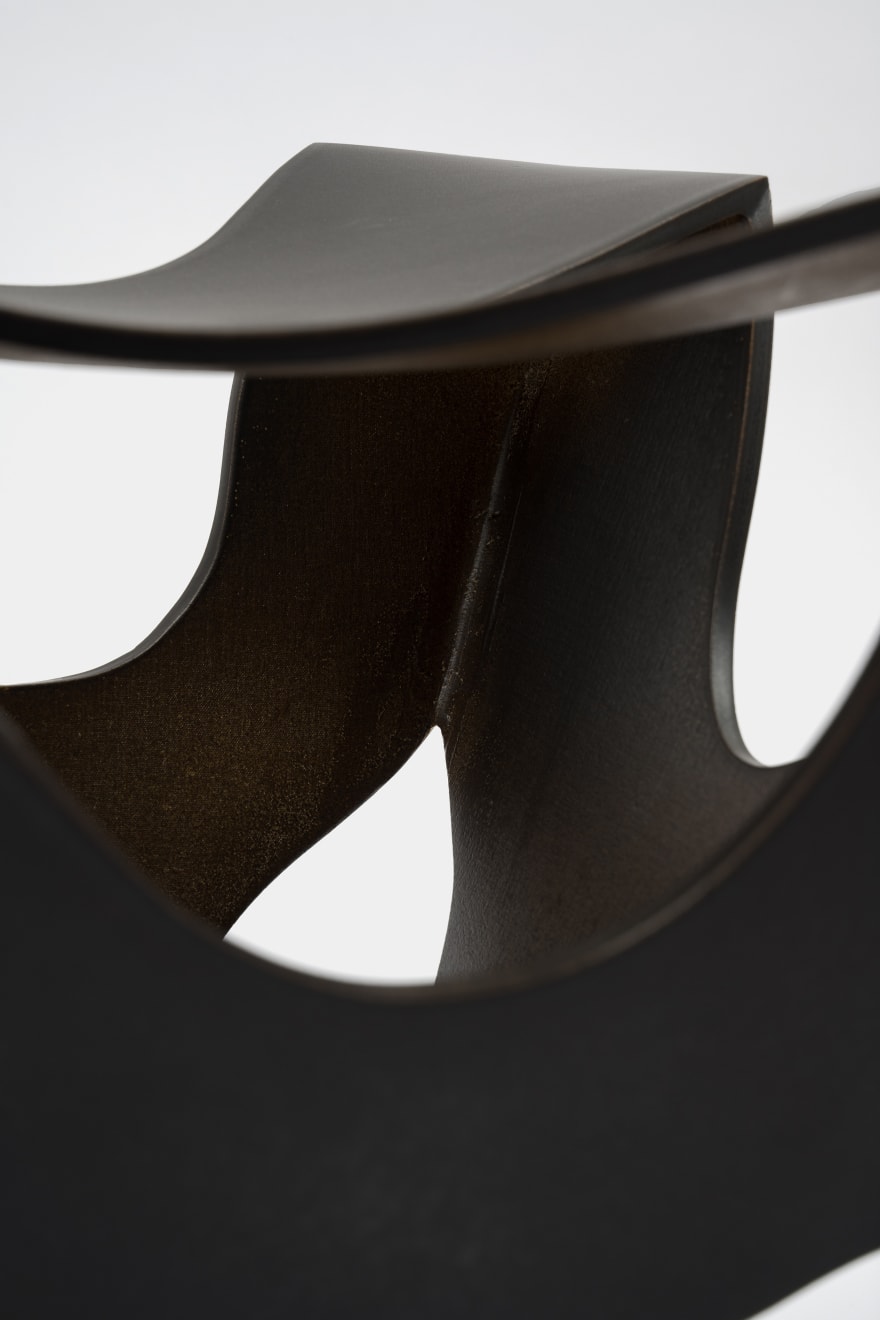 Kiyomizu Rokubey VIII, Black Ceramic Figure 26－B 黒泑陶姿26－B, 2014