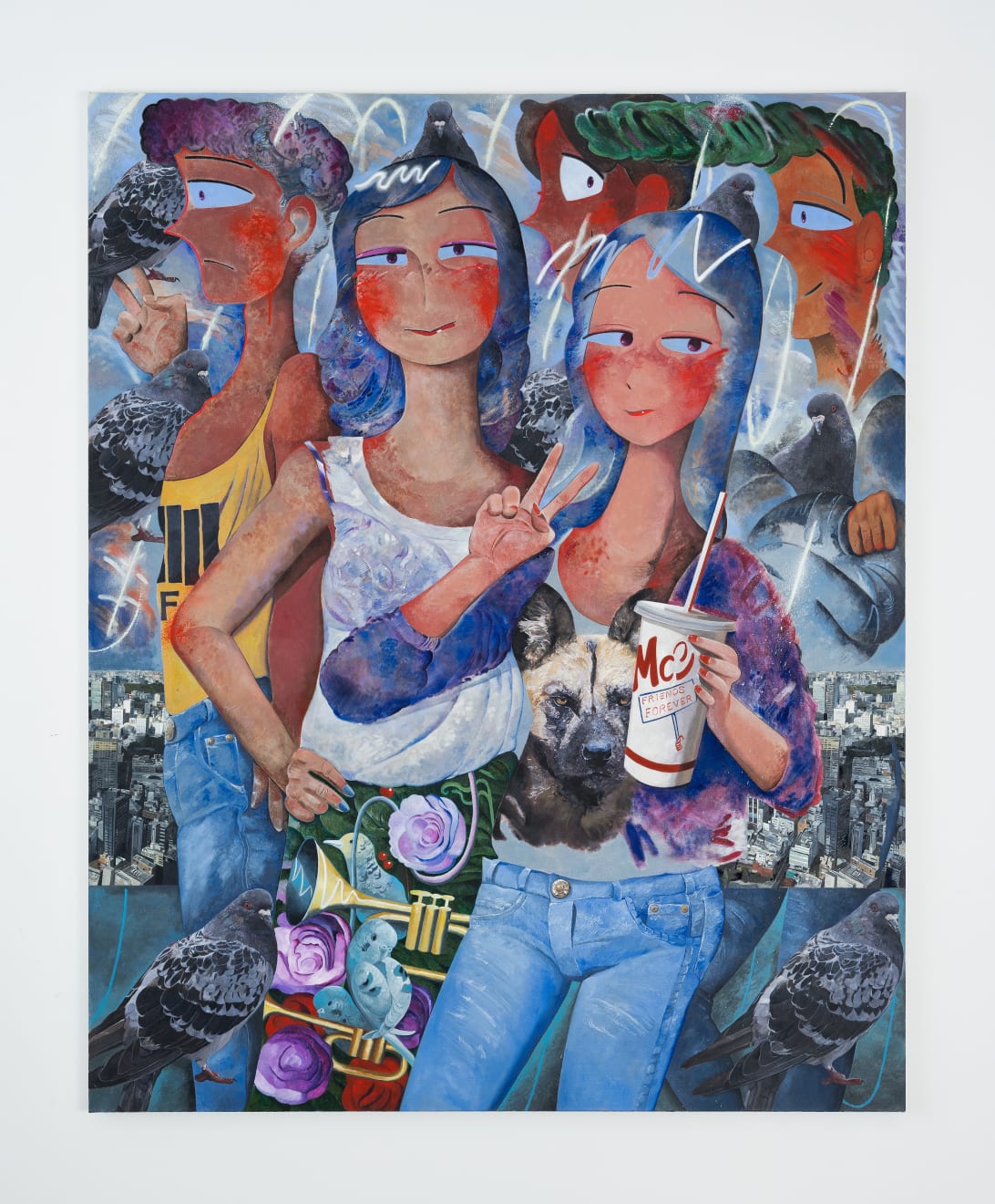Koichi Enomoto, like pigeons, 2022