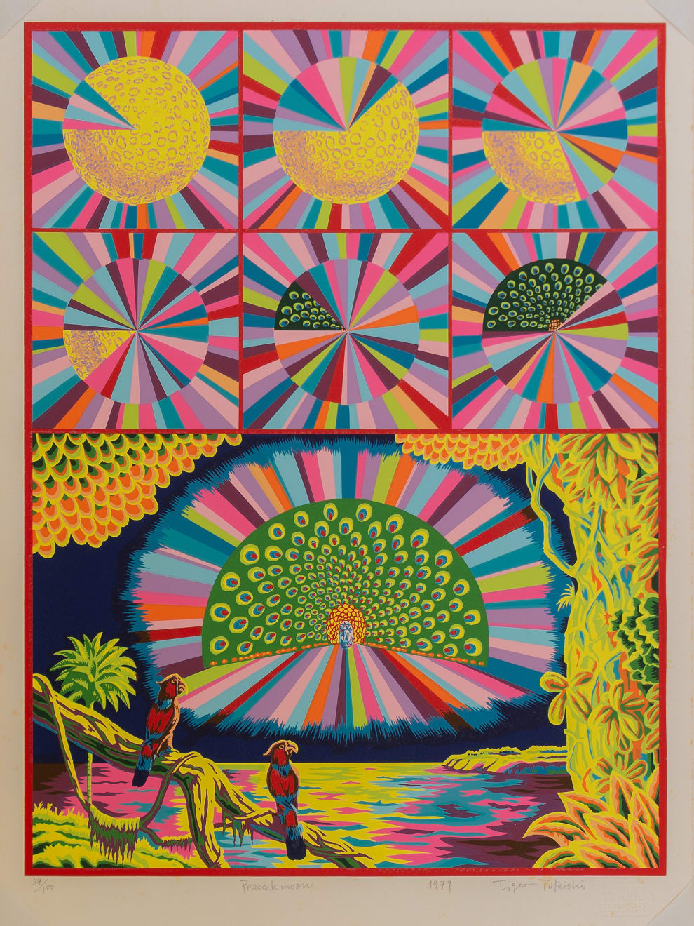 Tiger Tateishi, Peacock Moon, 1979