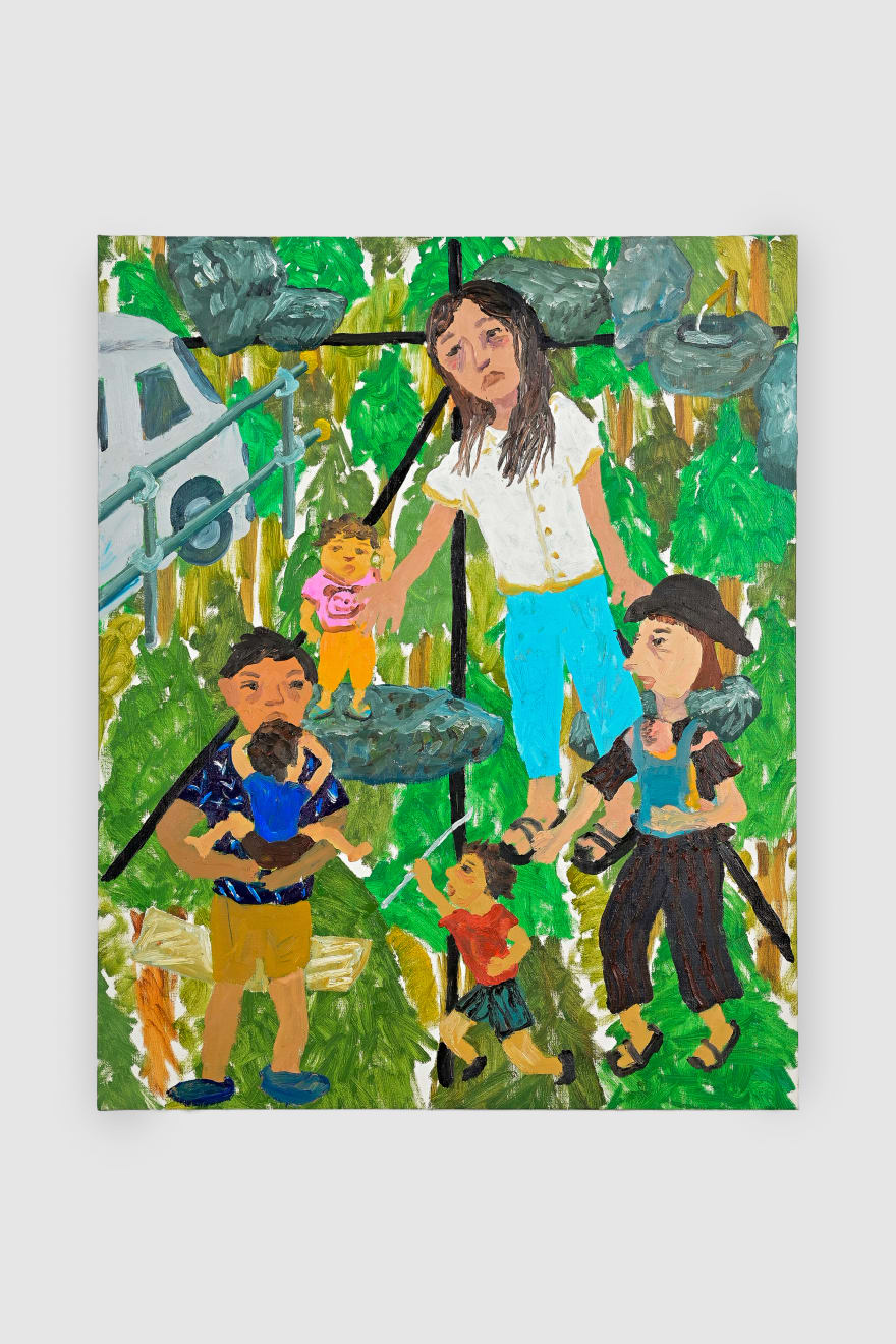 Kyoko Idetsu, 森を見て木を見ず (Looking at the forest without seeing the tree), 2018