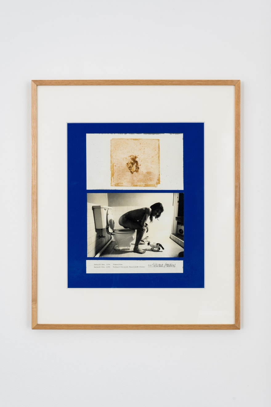 Shuzo Azuchi Gulliver, Three colored pencils (Document) #3-Feces, 1975